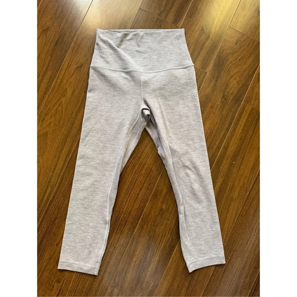 Lululemon 4 Align 21” crop heathered lunar rock